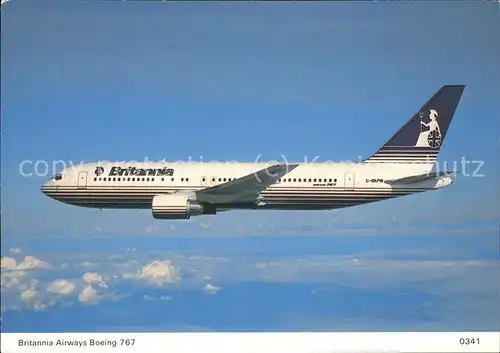 Flugzeuge Zivil Britannia Airways Boeing 767 Kat. Flug