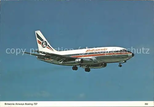 Flugzeuge Zivil Britannia Airways Boeing 737 Kat. Flug