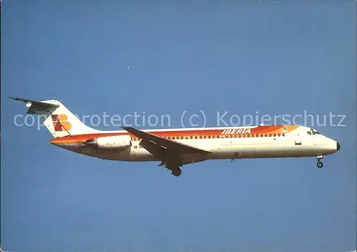 Flugzeuge Zivil Iberia Mc Donnell Douglas DC 9 32 Kat. Flug