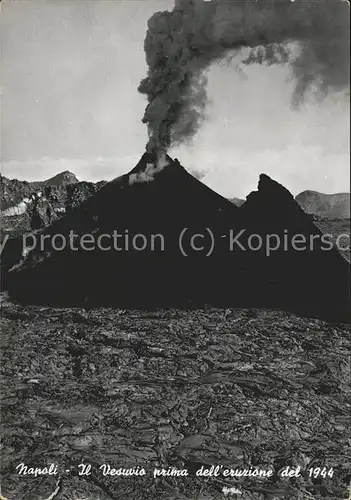 Vulkane Geysire Vulcans Geysers Vesuvio Napoli  Kat. Natur