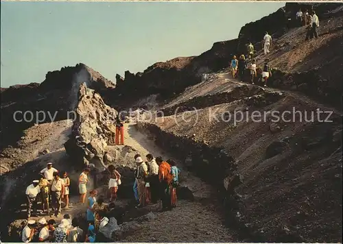 Vulkane Geysire Vulcans Geysers Vesuvio Napoli cratere e fumarola Kat. Natur