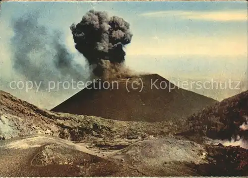 Vulkane Geysire Vulcans Geysers Vesuvio Napoli esplosione Kat. Natur