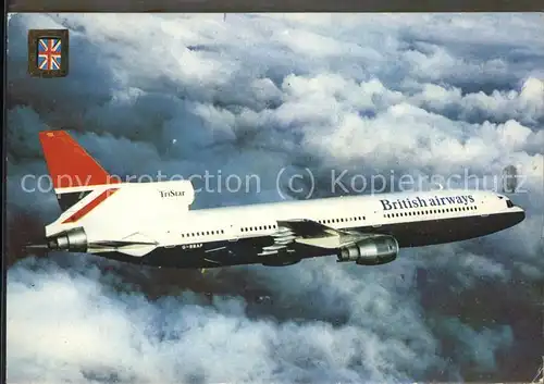Flugzeuge Zivil Tristar British Airways Kat. Flug