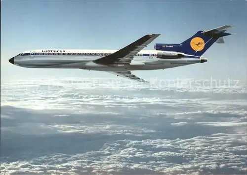 Flugzeuge Zivil Lufthansa Boeing 727 Europa Jet Kat. Flug