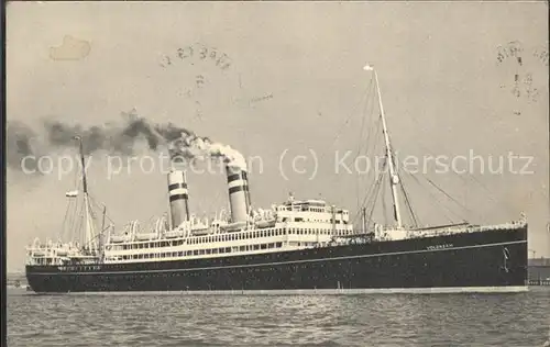 Dampfer Oceanliner S.S. Volendam  Kat. Schiffe