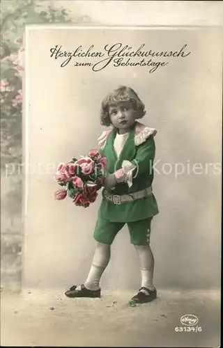 kk69436 Baby Nursery Bebe Glueckwunsch zum Geburtstag Kategorie. Kinder Alte Ansichtskarten