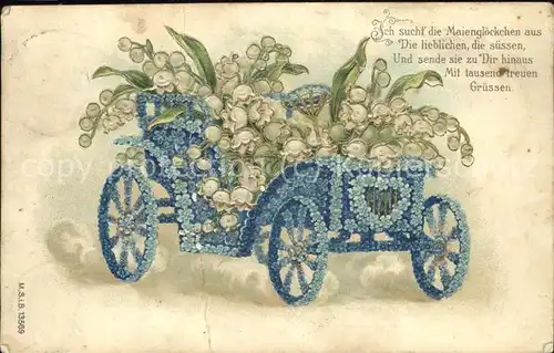 Blumen Wagen Auto Kat. Pflanzen