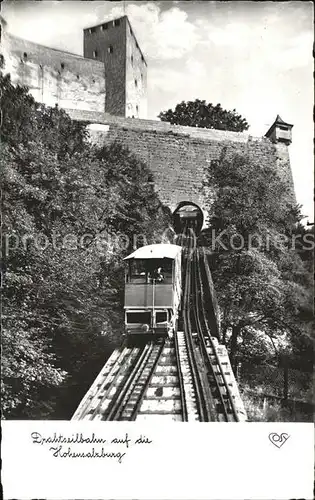 Bergbahn Drahtseilbahn Hohensalzburg Kat. Bergbahn