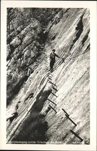 Bergsteigen Klettern Hoellenthaler Am Brett / Sport /