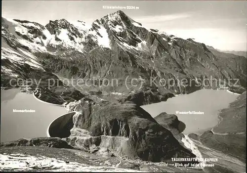 Berge Berghuetten Tauernkraftwerk Kaprun Mooserboden Wasserfallboden Kitzsteinhorn Kat. Berge