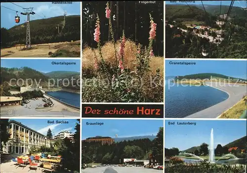 Seilbahn Bad Lauterberg Hahnenklee Bad Sachsa Harz / Bahnen /