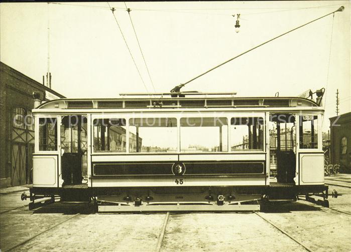 Strassenbahn TV 42 Strassenbahn Augsburg Baujahr 1910 MAN