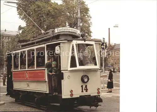 Strassenbahn Eisenhammerstrasse Museumswagen  Kat. Strassenbahn