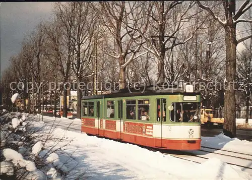 Strassenbahn 5 achsiger Gelenktriebwagen BJ 1956 Kat. Strassenbahn