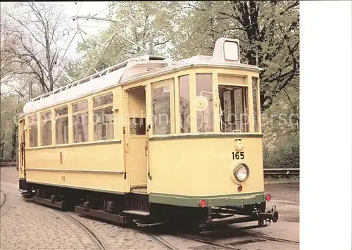 Strassenbahn TW 165 Stadtwerke Augsburg MAN Werk Nuernberg Kat. Strassenbahn