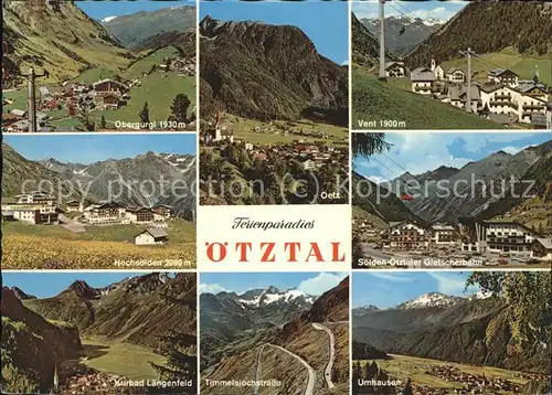 Seilbahn oetztal Umhausen Timmelsjochstr. Vent / Bahnen /