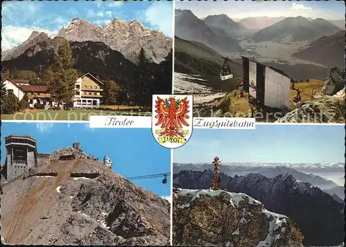 Seilbahn Zugspitzbahn Tirol Wappen / Bahnen /