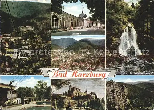 Seilbahn Radau Wasserfall Bad Harzburg  / Bahnen /