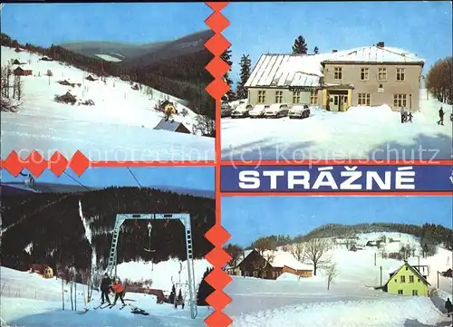 Sessellift Skilift Strazne Winter Kat. Bahnen