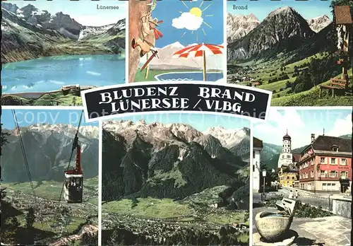 Seilbahn Bludenz Brand Luenersee / Bahnen /