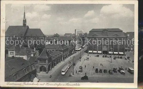 Strassenbahn Dortmund Probsteikirche Hansastr. Hansaplatz Kat. Strassenbahn