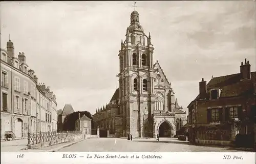 Blois Loir et Cher La Place Saint-Louis La Cathedrale / Blois /Arrond. de Blois