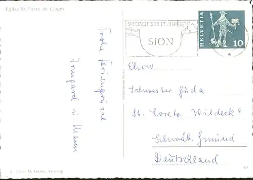 Sion VS Sion [Stempelabschlag] x / Sion /Bz. Sion