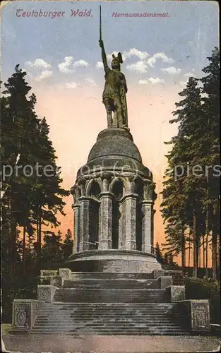 dg22337 Hermannsdenkmal Hermannsdenkmal Kategorie. Detmold Alte Ansichtskarten