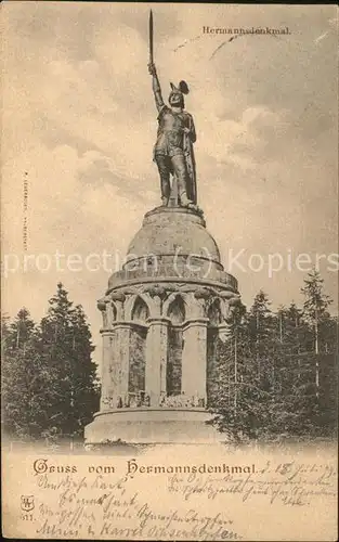 dg22401 Hermannsdenkmal Hermannsdenkmal Kategorie. Detmold Alte Ansichtskarten