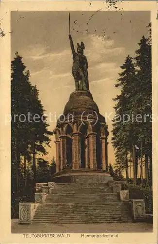 dg22414 Hermannsdenkmal Hermannsdenkmal Feldpost Kategorie. Detmold Alte Ansichtskarten