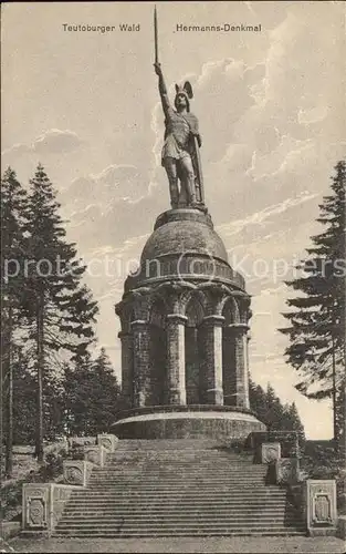 dg22420 Hermannsdenkmal Hermannsdenkmal Kategorie. Detmold Alte Ansichtskarten