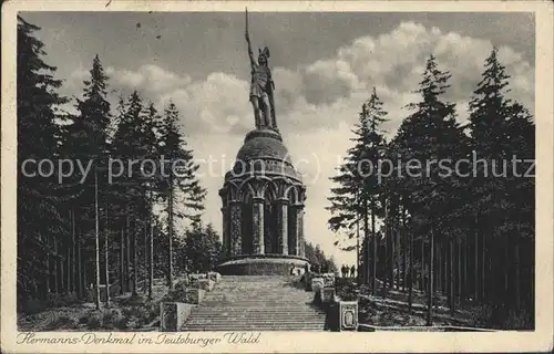 dg22980 Hermannsdenkmal Hermannsdenkmal Kategorie. Detmold Alte Ansichtskarten