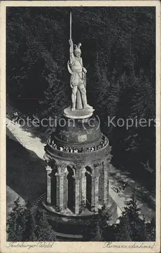 dg22983 Hermannsdenkmal Hermannsdenkmal Kategorie. Detmold Alte Ansichtskarten