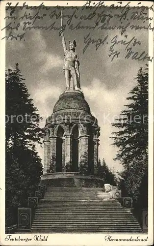 dg23022 Hermannsdenkmal Hermannsdenkmal Kategorie. Detmold Alte Ansichtskarten