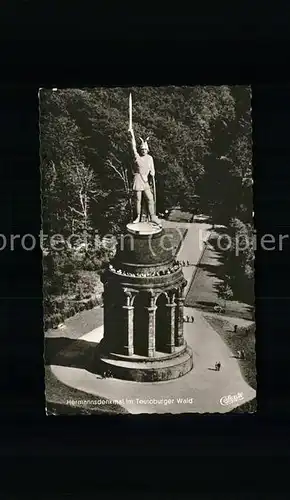 dg23261 Hermannsdenkmal Hermannsdenkmal Fliegeraufnahme Kategorie. Detmold Alte Ansichtskarten