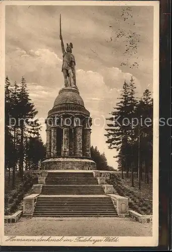 hd03298 Hermannsdenkmal Hermannsdenkmal Kategorie. Detmold Alte Ansichtskarten