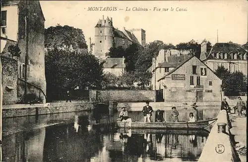 hw07226 Montargis Loiret Le Chateau Kategorie. Montargis Alte Ansichtskarten