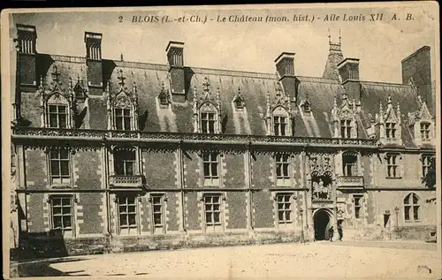 hw09964 Blois Loir et Cher Chateau Kategorie. Blois Alte Ansichtskarten