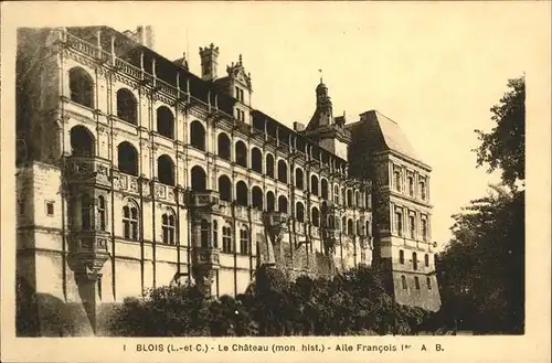 hw12083 Blois Loir et Cher Chateau Kategorie. Blois Alte Ansichtskarten