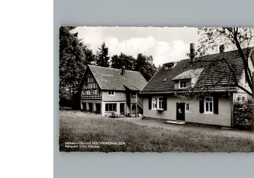 Ilbeshausen-Hochwaldhausen Pension Stirn-Haeuser / Grebenhain /Vogelsbergkreis LKR