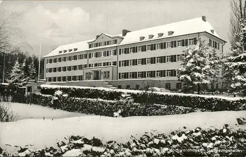 pw00103 Ilbeshausen-Hochwaldhausen Genesungsheim Winter Kategorie. Grebenhain Alte Ansichtskarten