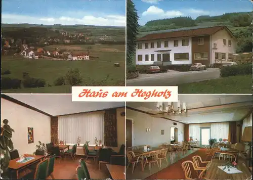 pw00481 Ilbeshausen-Hochwaldhausen Haus am Hegholz Kategorie. Grebenhain Alte Ansichtskarten