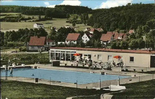 pw01306 Ilbeshausen-Hochwaldhausen Luftkurort Schwimmbad Kategorie. Grebenhain Alte Ansichtskarten