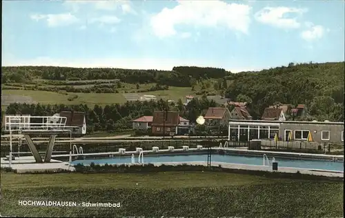 pw01307 Ilbeshausen-Hochwaldhausen Schwimmbad Kategorie. Grebenhain Alte Ansichtskarten