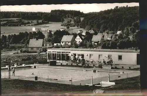 pw01531 Ilbeshausen-Hochwaldhausen Luftkurort Schwimmbad Kategorie. Grebenhain Alte Ansichtskarten