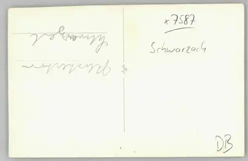 Schwarzach Main Schwarzach [handschriftlich]  Kloster * / Schwarzach a.Main /Kitzingen LKR