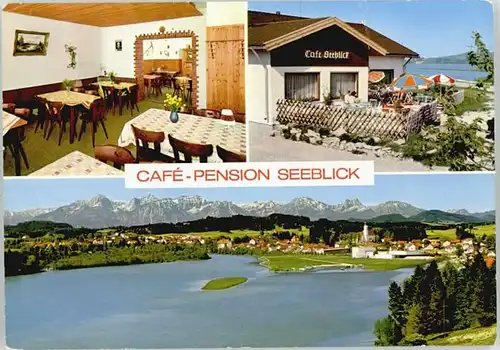 we16006 Lechbruck See Lechbruck Cafe Pension Seeblick * Kategorie. Lechbruck am See Alte Ansichtskarten