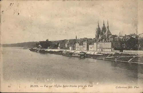 Blois Loir et Cher Eglise Saint-Nicolas / Blois /Arrond. de Blois