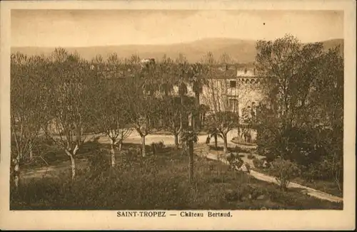 ws81439 Saint-Tropez Var Saint-Tropez Chateau Bertaud * Kategorie. Saint-Tropez Alte Ansichtskarten