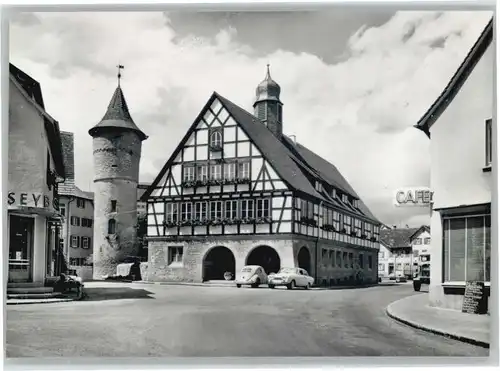 wu32666 Niederstetten Wuerttemberg Niederstetten Rathaus * Kategorie. Niederstetten Alte Ansichtskarten